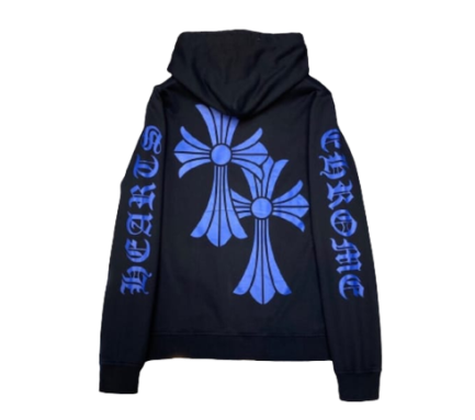 Chrome Hearts Blue Emblem Hoodies