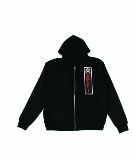 Chrome Hearts Black Foti Jarvis Block Zip Hoodie