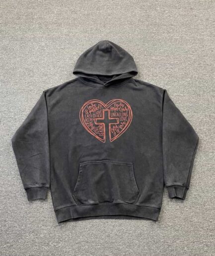 Gallery Dept Art That Kills Heart Cross Hoodie