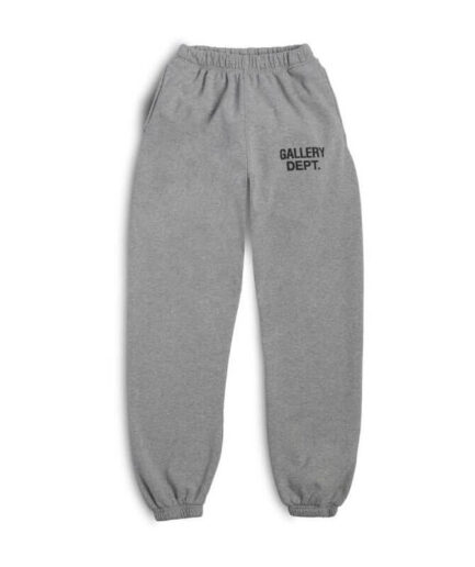 Gallery Dept English Gray Color Logo Sweatpants