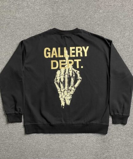 Gallery Dept Skull Middle Finger Sweatshirt